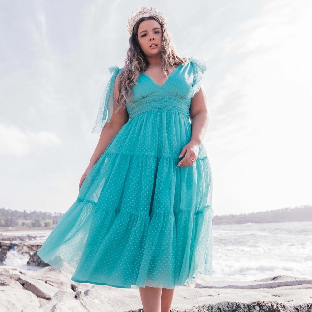 Jeanne Dress in Teal